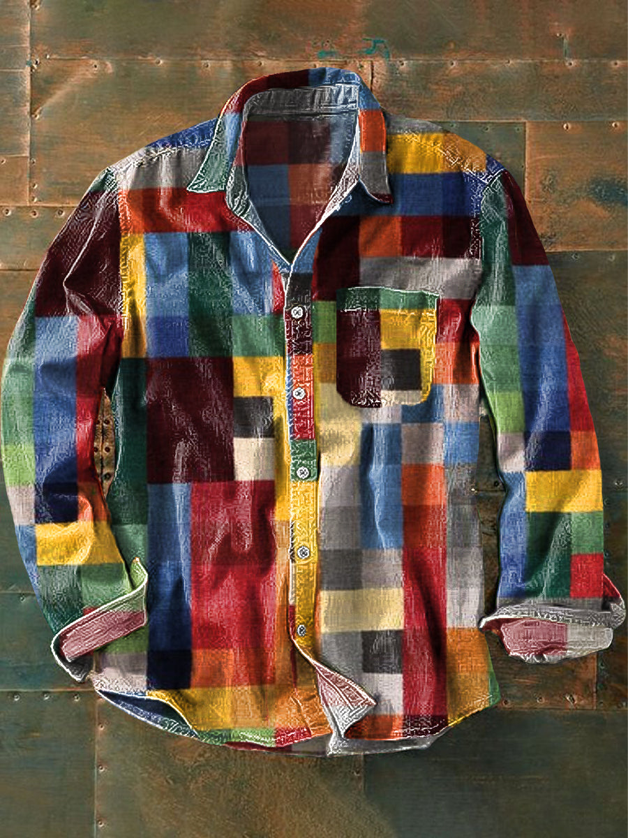 HUGO | VINTAGE BLOUSE WITH RAINBOW PRINT